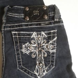 Miss Me Jeans Boot Cut Sz 27 Flaw see Pics